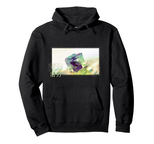Cube Life Anime Vibes Vaporwave Aesthetic Hoodie - Unique Graphic Unisex - T-Shirt, Sweatshirt, Hoodie