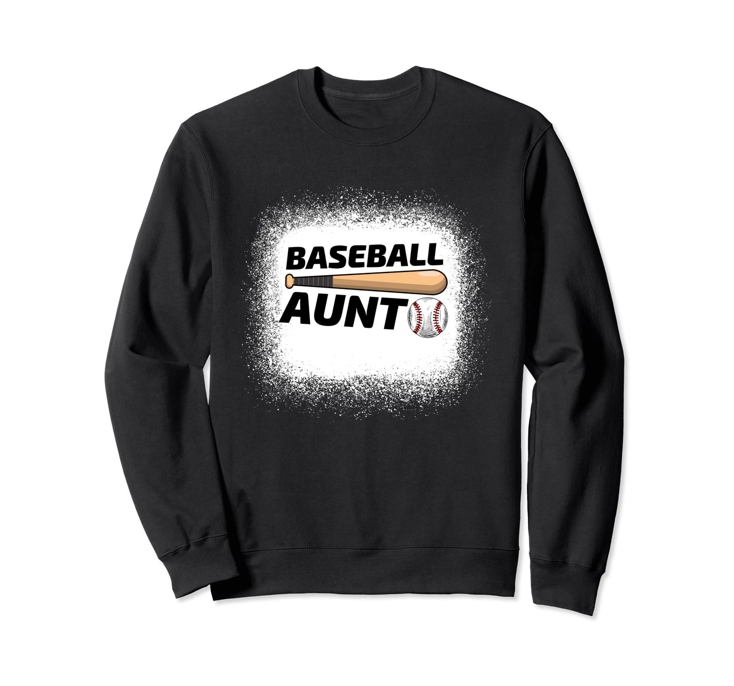 Baseball Aunt Family Matching Sweatshirt - Aesthetic Graphic for Adults - T-Shirt, Sweatshirt, Hoodie