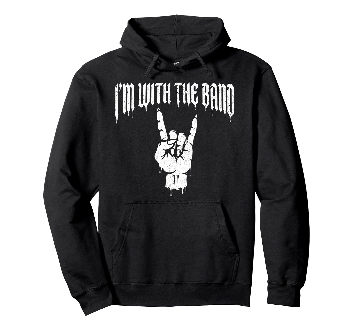 Im Band Rock Music Lover Rock Sign Heavy Hoodie - Novelty Apparel Unisex - T-Shirt, Sweatshirt, Hoodie
