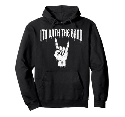 Im Band Rock Music Lover Rock Sign Heavy Hoodie - Novelty Apparel Unisex - T-Shirt, Sweatshirt, Hoodie