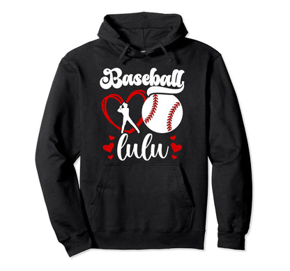 Baseball Lulu Grandma Lulu Baseball Hoodie - Aesthetic Graphic Unisex - T-Shirt, Sweatshirt, Hoodie