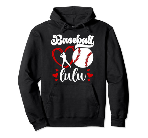 Baseball Lulu Grandma Lulu Baseball Hoodie - Aesthetic Graphic Unisex - T-Shirt, Sweatshirt, Hoodie