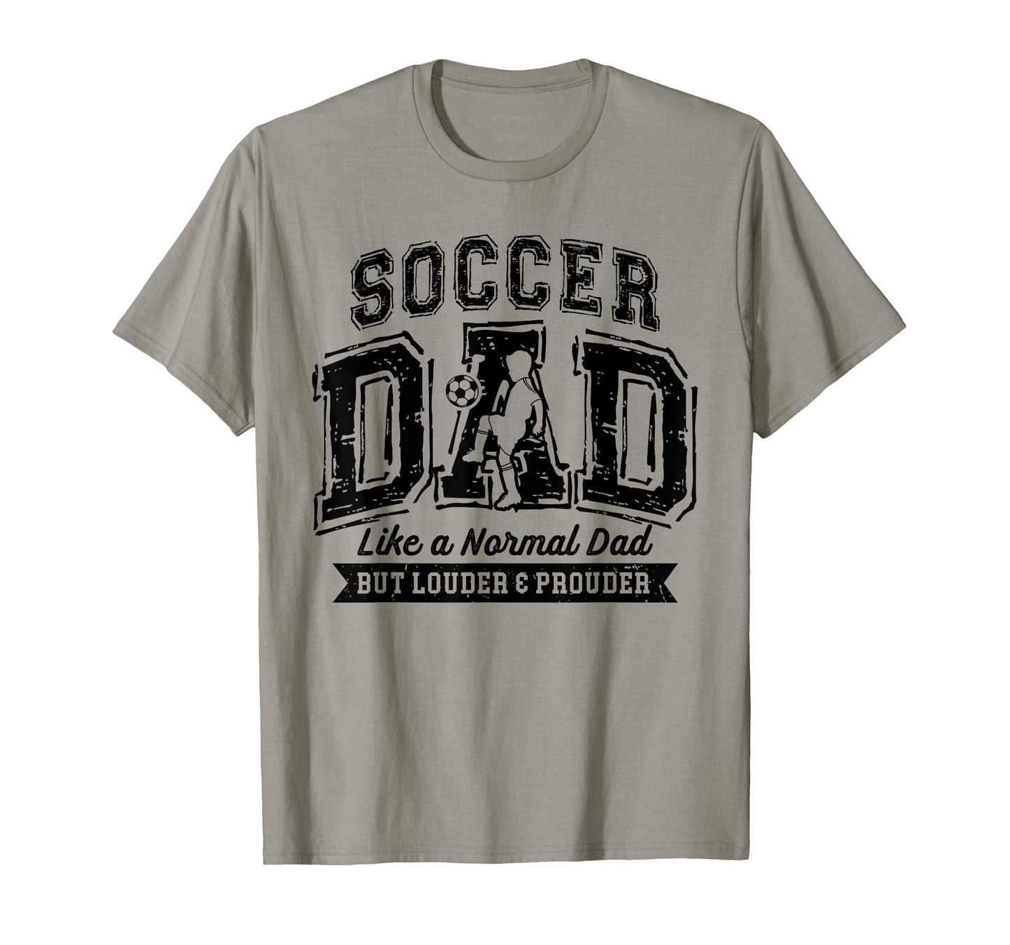 Soccer Dad Like Normal Dad Proud T-Shirt - Custom Art Print for Adults - T-Shirt, Sweatshirt, Hoodie