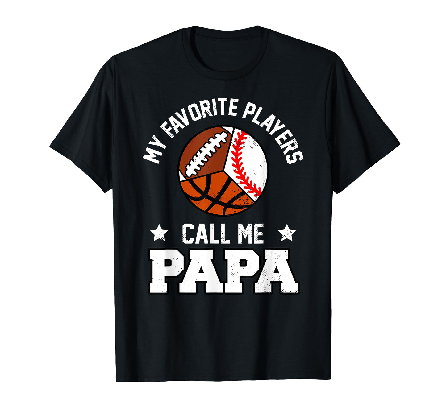 My Favorites Baseball Basketball T-Shirt - Novelty Apparel for Adults - T-Shirt, Sweatshirt, Hoodie