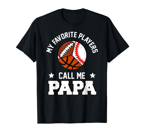 My Favorites Baseball Basketball T-Shirt - Novelty Apparel for Adults - T-Shirt, Sweatshirt, Hoodie