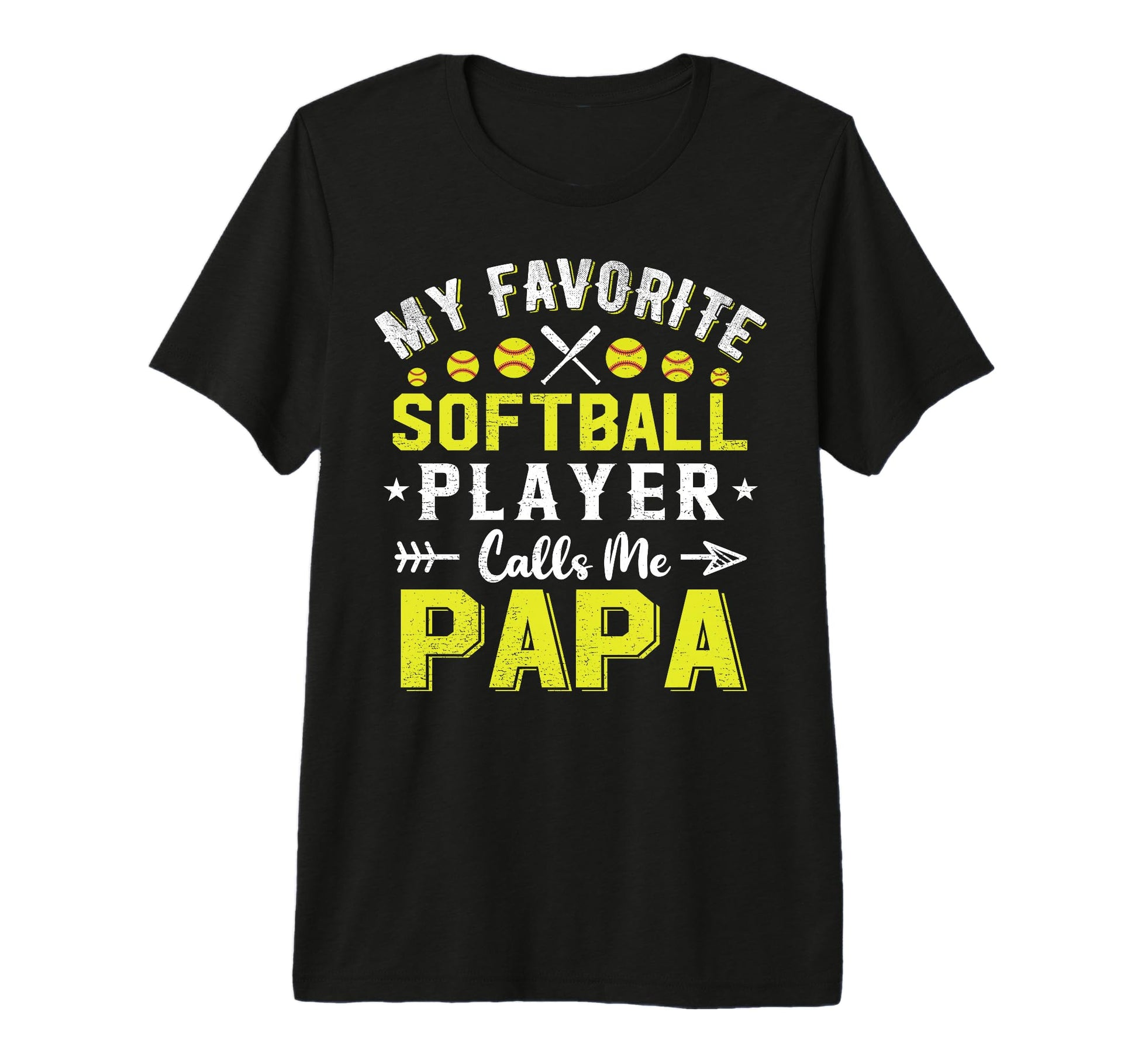 My Favorite Baseball Player Calls Me Papa T-Shirt - Novelty Apparel Unisex - T-Shirt, Sweatshirt, Hoodie