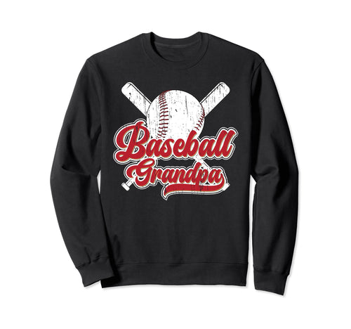 Baseball Grandpa Baseball Player Sweatshirt - Aesthetic Graphic Men Women - T-Shirt, Sweatshirt, Hoodie