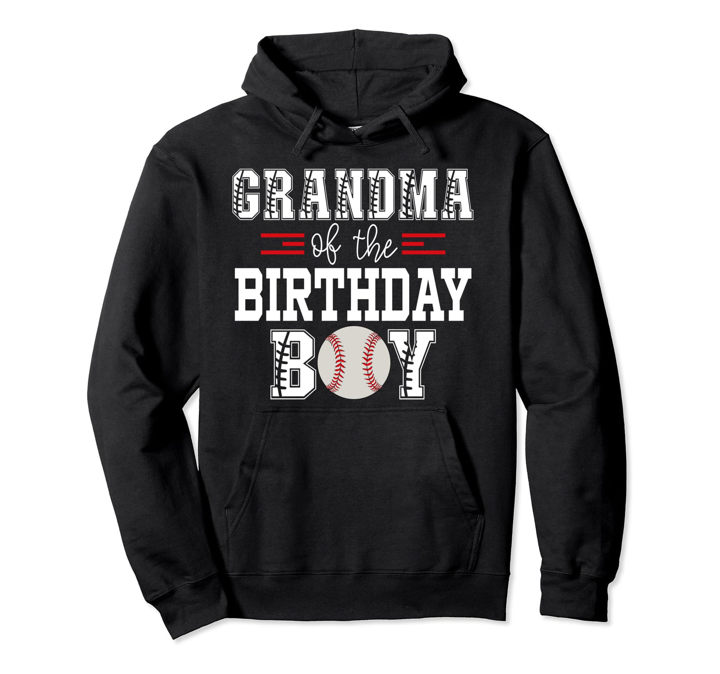 Grandma Birthday Baseball Lover First Hoodie - Novelty Apparel Men Women - T-Shirt, Sweatshirt, Hoodie