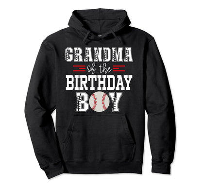 Grandma Birthday Baseball Lover First Hoodie - Novelty Apparel Men Women - T-Shirt, Sweatshirt, Hoodie