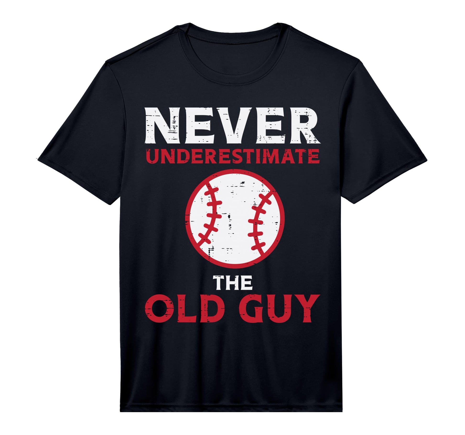 Mens Never Underestimate Old Guy T-Shirt - Custom Art Print Unisex - T-Shirt, Sweatshirt, Hoodie