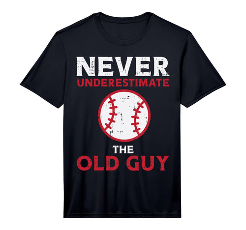 Mens Never Underestimate Old Guy T-Shirt - Custom Art Print Unisex - T-Shirt, Sweatshirt, Hoodie