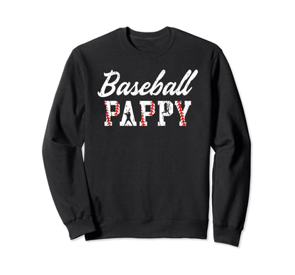 Baseball Pappy Grandpa Pappy Sweatshirt - Aesthetic Graphic Unisex - T-Shirt, Sweatshirt, Hoodie