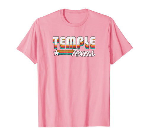 Temple Tx Temple Texas Rainbow T-Shirt - Fun Novelty Design Men Women - T-Shirt, Sweatshirt, Hoodie