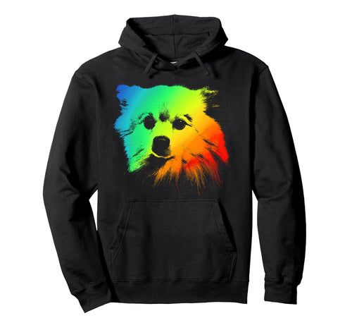 Pom Chi Colorful Rainbow Hoodie - Novelty Apparel Unisex - T-Shirt, Sweatshirt, Hoodie