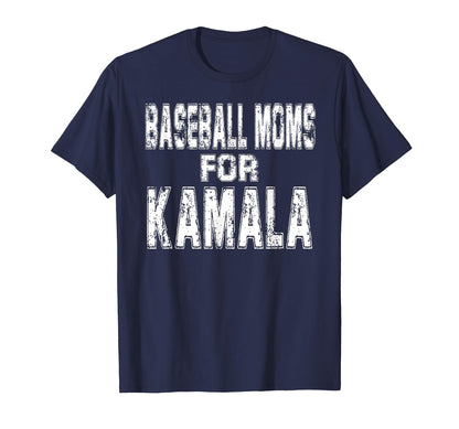 Baseball Moms Kamala Harris Walz 2024 T-Shirt - Novelty Apparel Unisex - T-Shirt, Sweatshirt, Hoodie