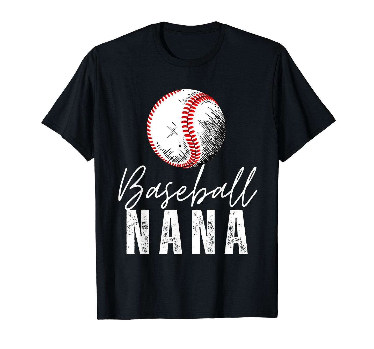 Baseball Nana Family Matching T-Shirt - Casual Everyday Wear for Adults - T-Shirt, Sweatshirt, Hoodie