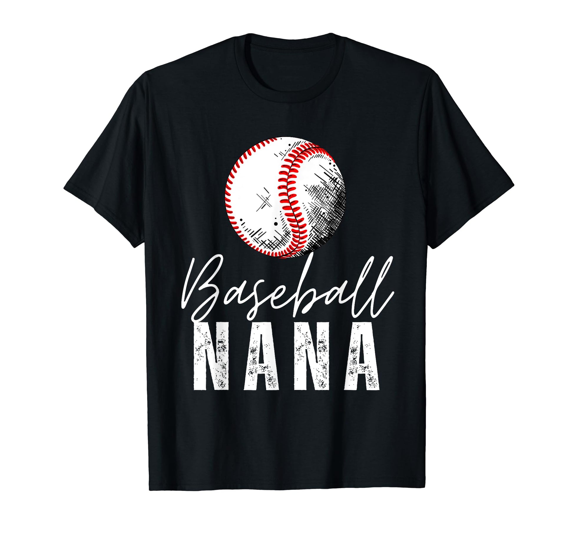 Baseball Nana Family Matching T-Shirt - Casual Everyday Wear for Adults - T-Shirt, Sweatshirt, Hoodie
