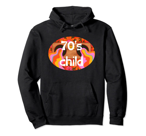Hippie Peace Love 70S Child Hoodie - Unique Graphic Men Women - T-Shirt, Sweatshirt, Hoodie