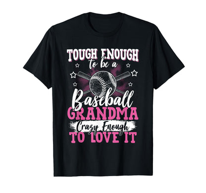 Baseball Player Grandma Grandmother T-Shirt - Custom Art Print Unisex - T-Shirt, Sweatshirt, Hoodie