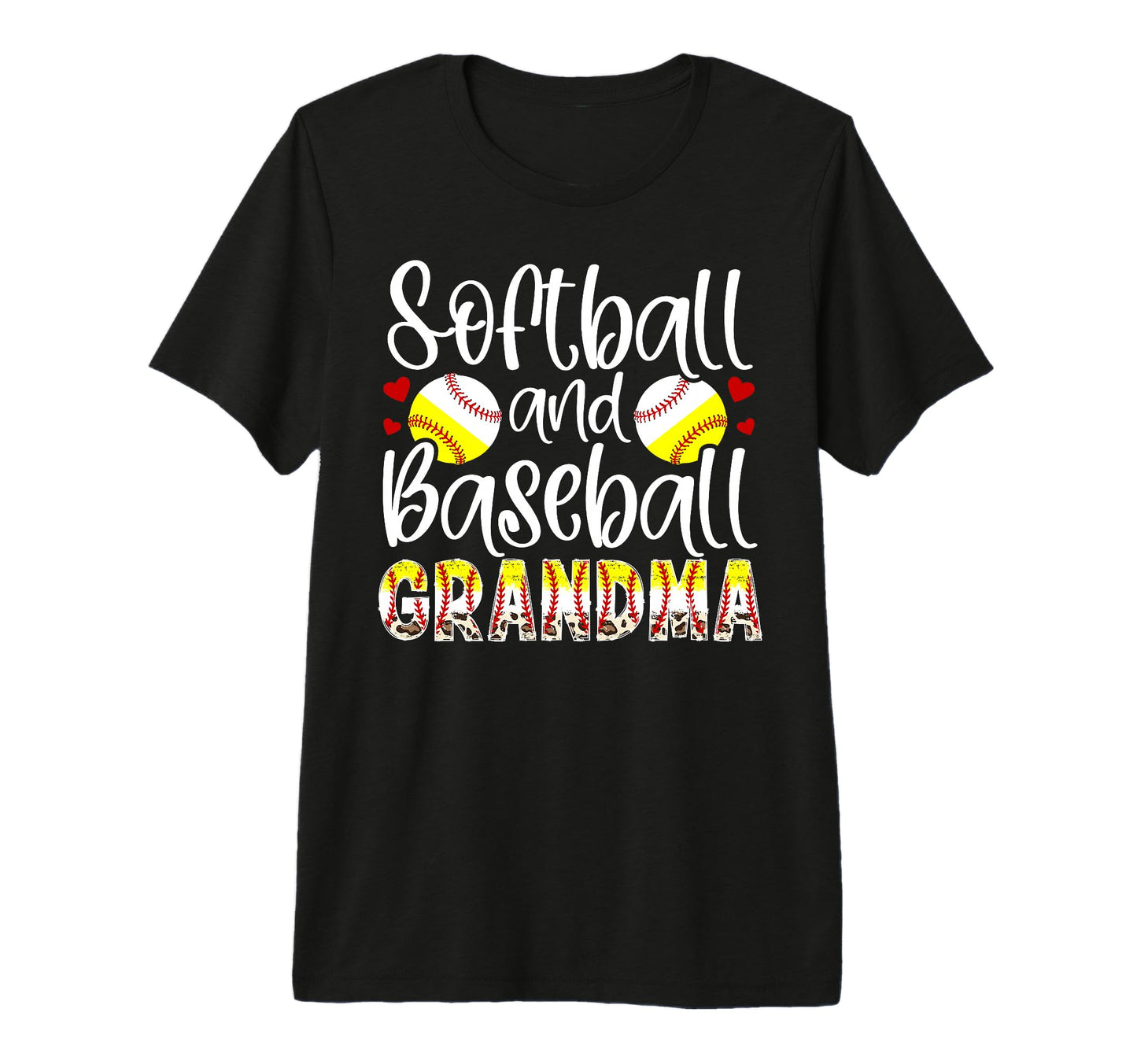 Softball Baseball Grandma T-Shirt - Casual Everyday Wear for Adults - T-Shirt, Sweatshirt, Hoodie