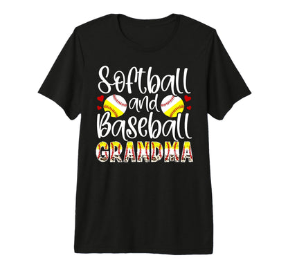 Softball Baseball Grandma T-Shirt - Casual Everyday Wear for Adults - T-Shirt, Sweatshirt, Hoodie