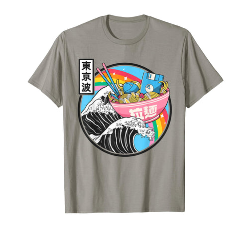 Computer Ramen Noodles Great Wave Kawaii T-Shirt - Streetwear Style Unisex - T-Shirt, Sweatshirt, Hoodie
