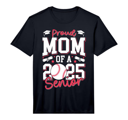 Proud Mom 2025 Senior Graduate Class T-Shirt - Trendy Graphic Men Women - T-Shirt, Sweatshirt, Hoodie