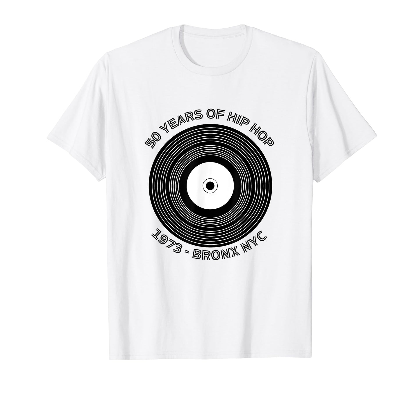 50 Years Hip Hop Bronx Nyc Est T-Shirt - Casual Everyday Wear for Adults - T-Shirt, Sweatshirt, Hoodie