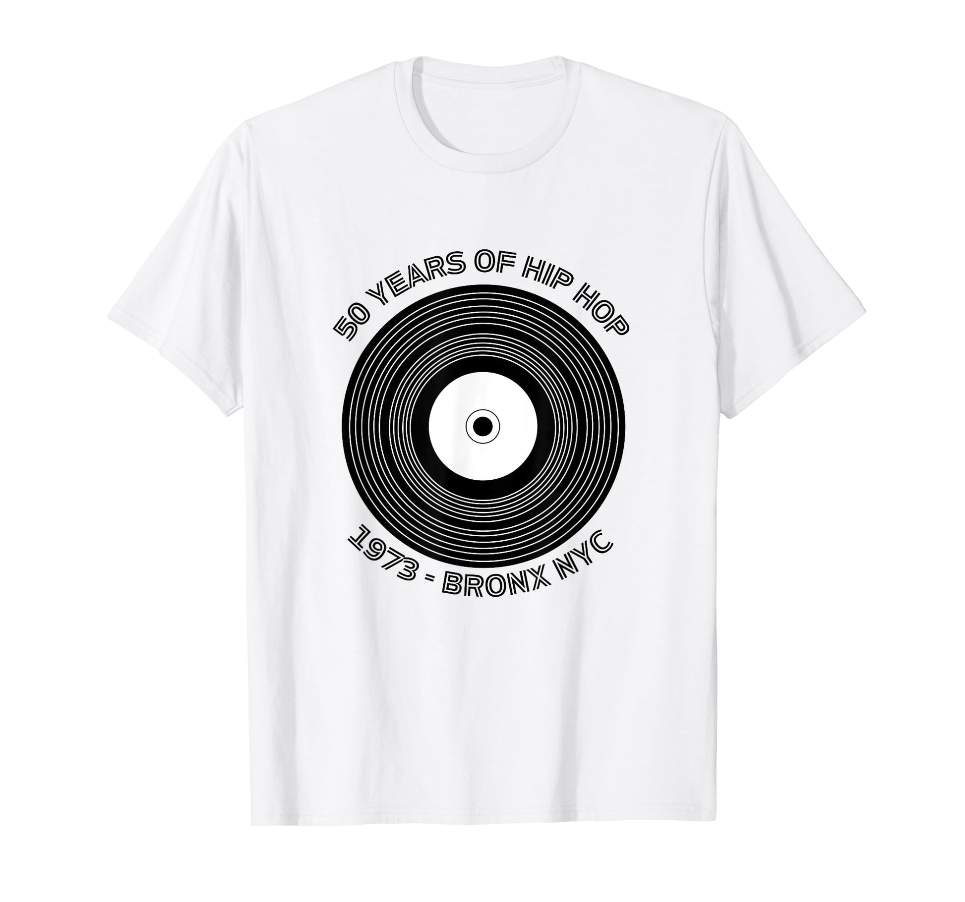 50 Years Hip Hop Bronx Nyc Est T-Shirt - Casual Everyday Wear for Adults - T-Shirt, Sweatshirt, Hoodie