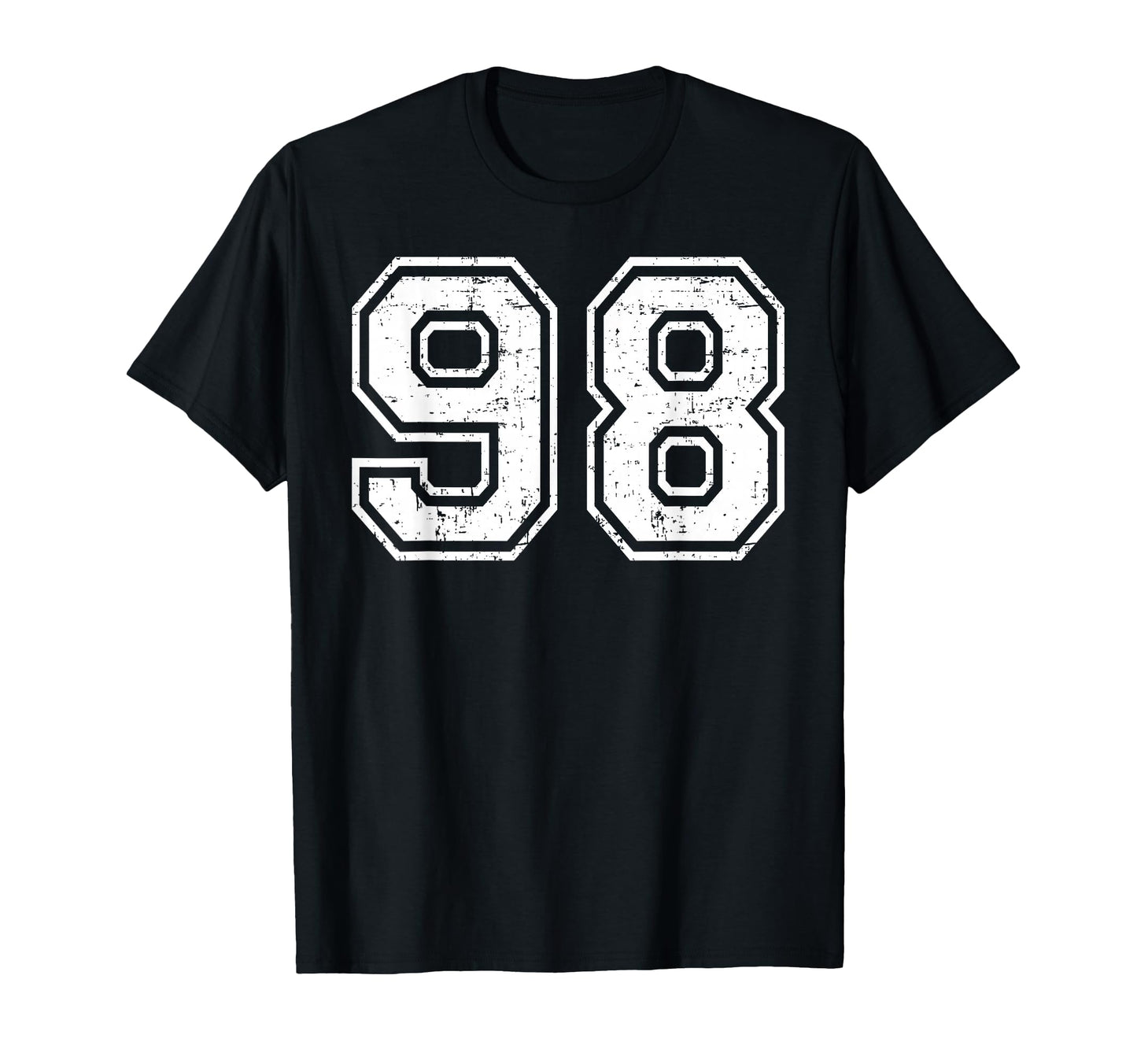 98 Number Ninety Eight Team T-Shirt - Casual Everyday Wear Men Women - T-Shirt, Sweatshirt, Hoodie