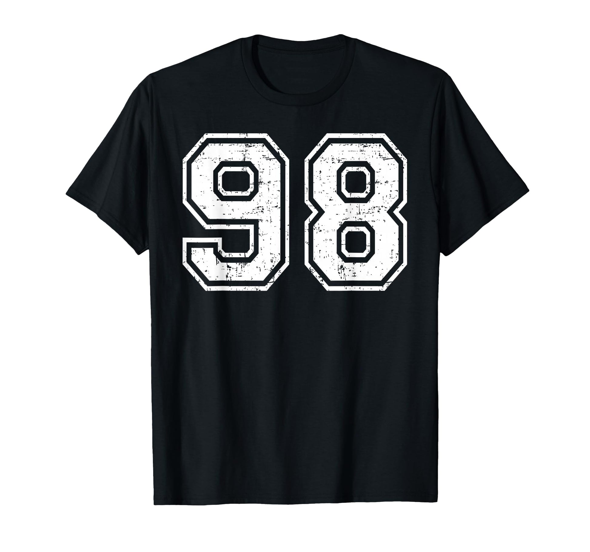 98 Number Ninety Eight Team T-Shirt - Casual Everyday Wear Men Women - T-Shirt, Sweatshirt, Hoodie