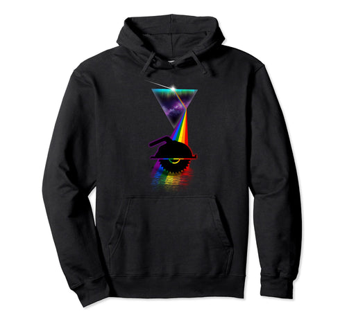 Prism Circular Saw Hoodie - Casual Everyday Wear for Adults - T-Shirt, Sweatshirt, Hoodie