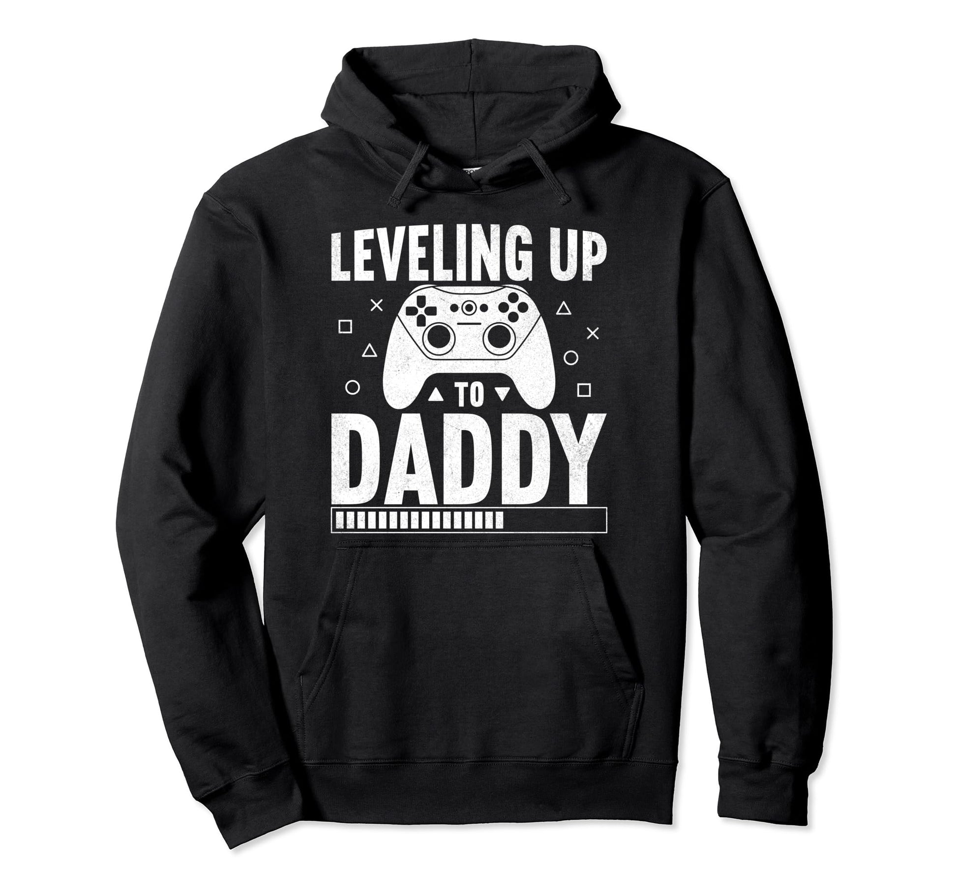 Leveling Up To Daddy Pregnancy Hoodie - Streetwear Style Men Women - T-Shirt, Sweatshirt, Hoodie