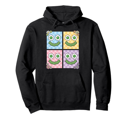 Green Face Eggs And Bacon Breakfast Hoodie - Aesthetic Graphic Men Women - T-Shirt, Sweatshirt, Hoodie