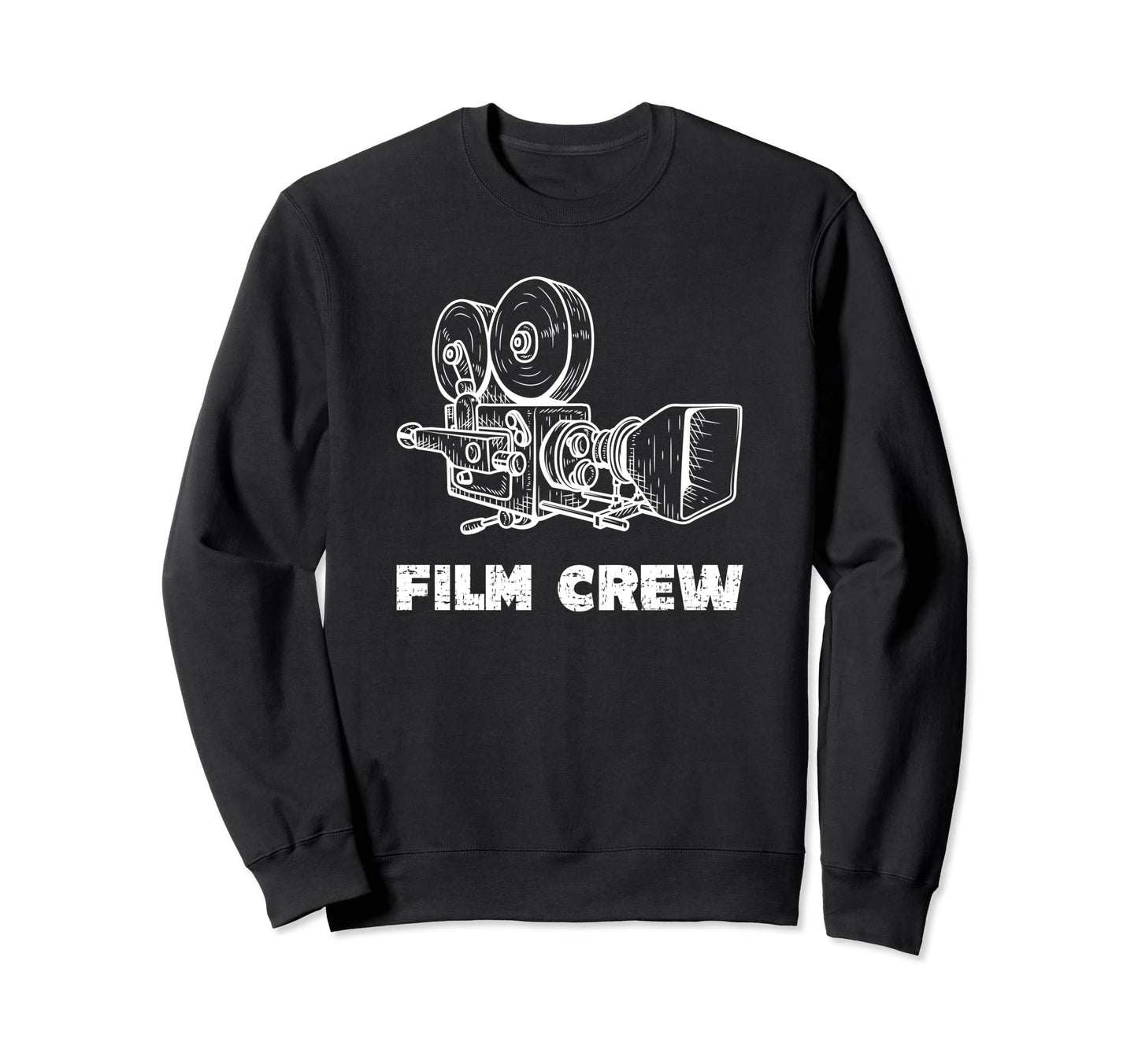 Movie Camera Line Art Cinematography Sweatshirt - Trendy Graphic Men Women - T-Shirt, Sweatshirt, Hoodie