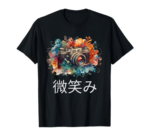 Japanese Camera T-Shirt - Fun Novelty Design for Adults - T-Shirt, Sweatshirt, Hoodie