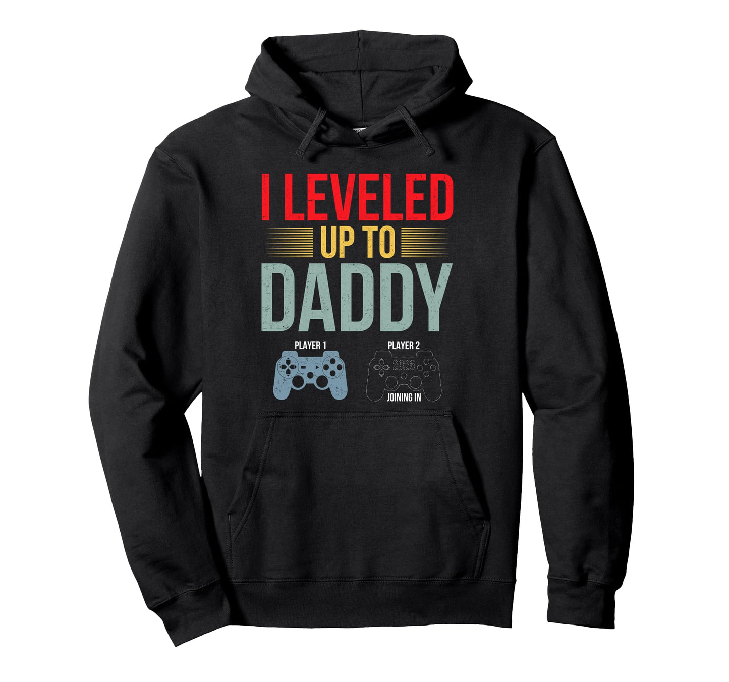 I Leveled Up To Daddy Est 2025 Hoodie - Minimalist Print for Adults - T-Shirt, Sweatshirt, Hoodie