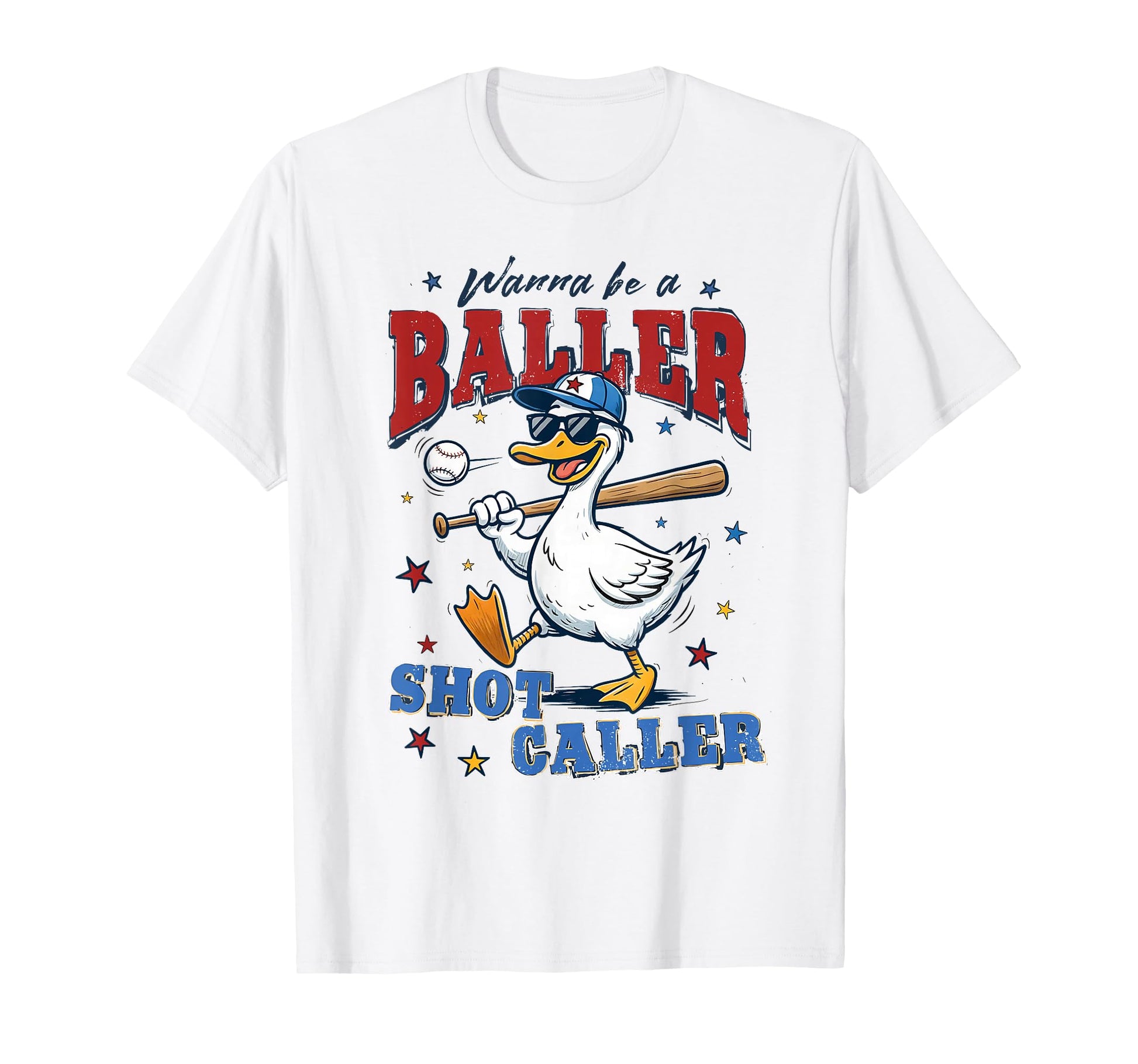 Baseball Season Game Day Vibes Wanna Be T-Shirt - Graphic Print Men Women - T-Shirt, Sweatshirt, Hoodie