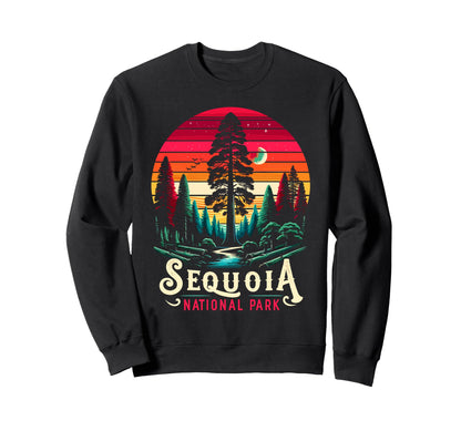 Sequoia National Park Sunset T Sweatshirt - Graphic Print Men Women - T-Shirt, Sweatshirt, Hoodie