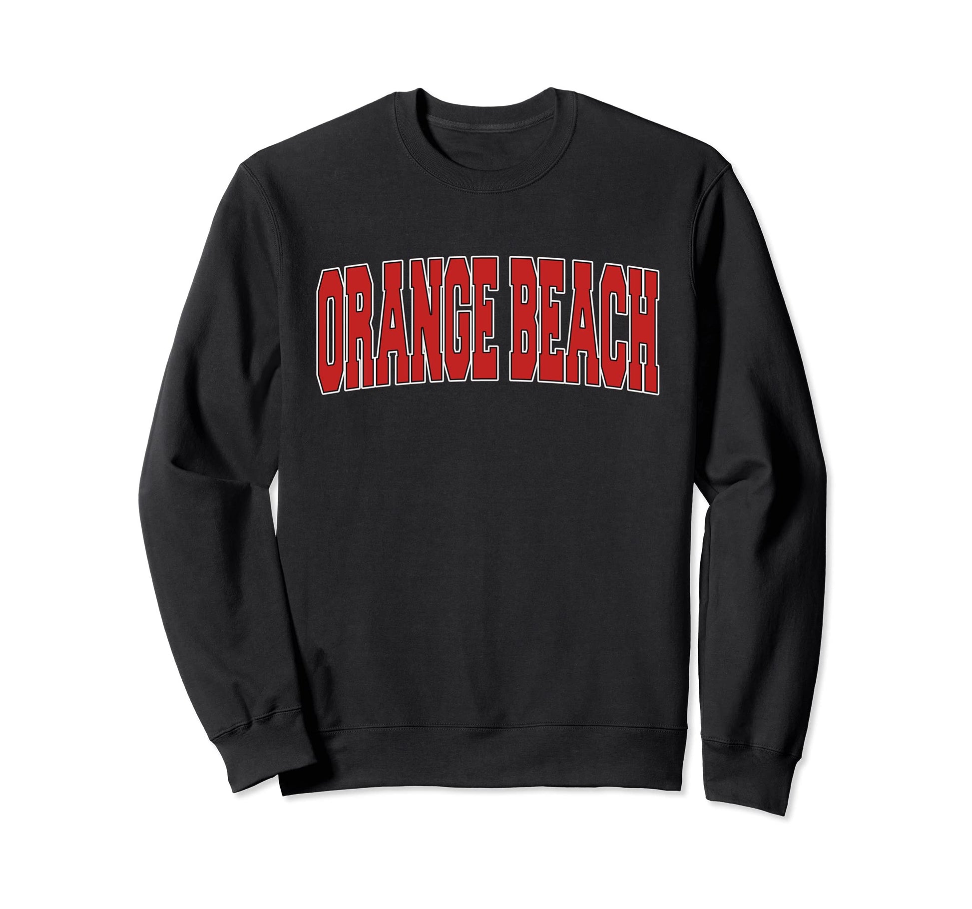 Orange Beach Al Alabama Varsity Sweatshirt - Casual Everyday Wear Unisex - T-Shirt, Sweatshirt, Hoodie