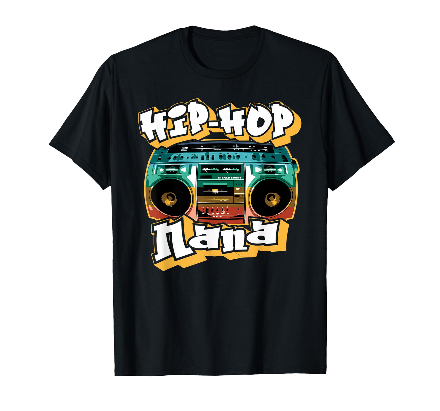 Hip Hop Nana Old School 80S 90S T-Shirt - Unique Graphic for Adults - T-Shirt, Sweatshirt, Hoodie
