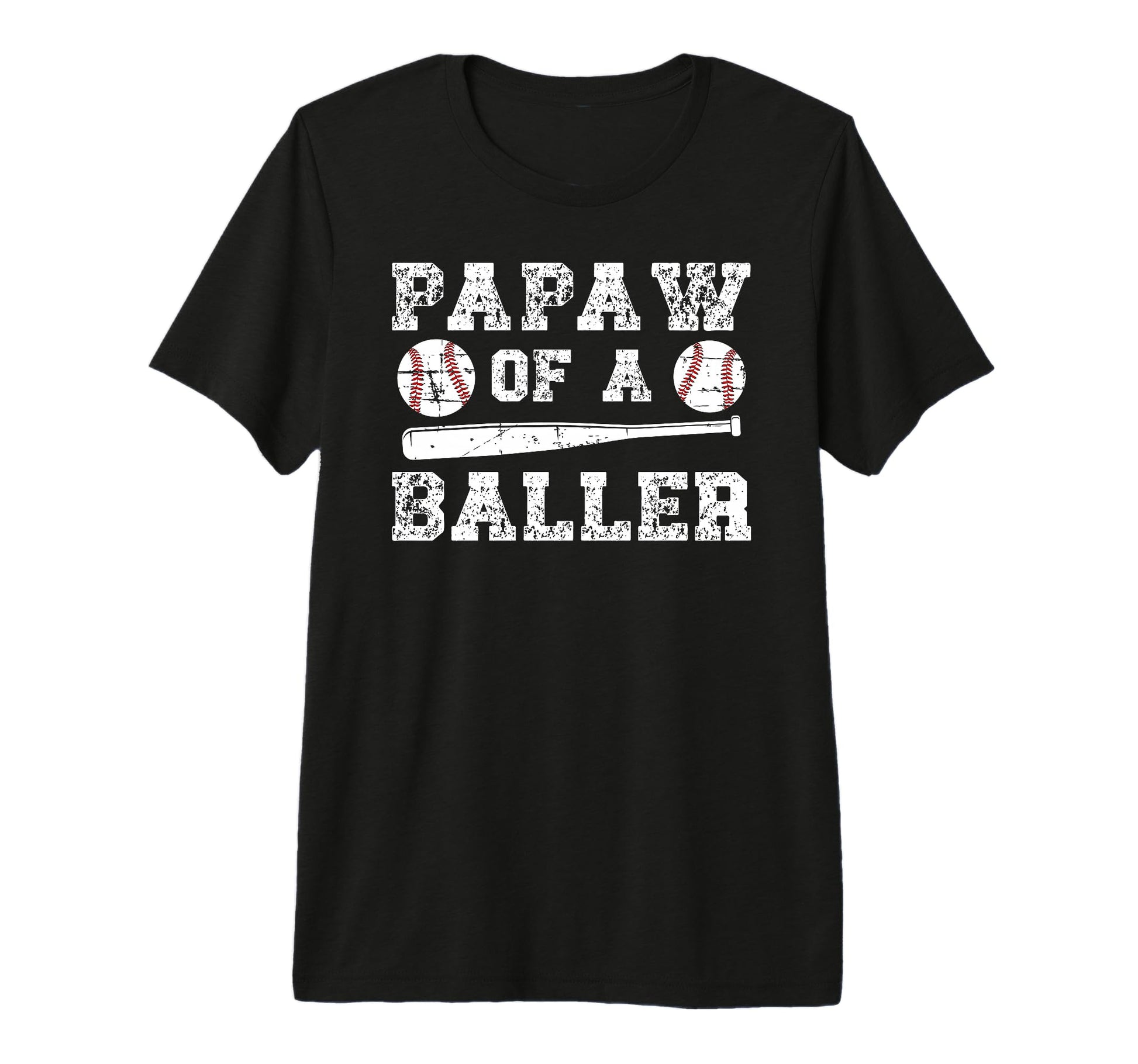 Mens Papaw Baller Baseball Papaw T-Shirt - Trendy Graphic for Adults - T-Shirt, Sweatshirt, Hoodie