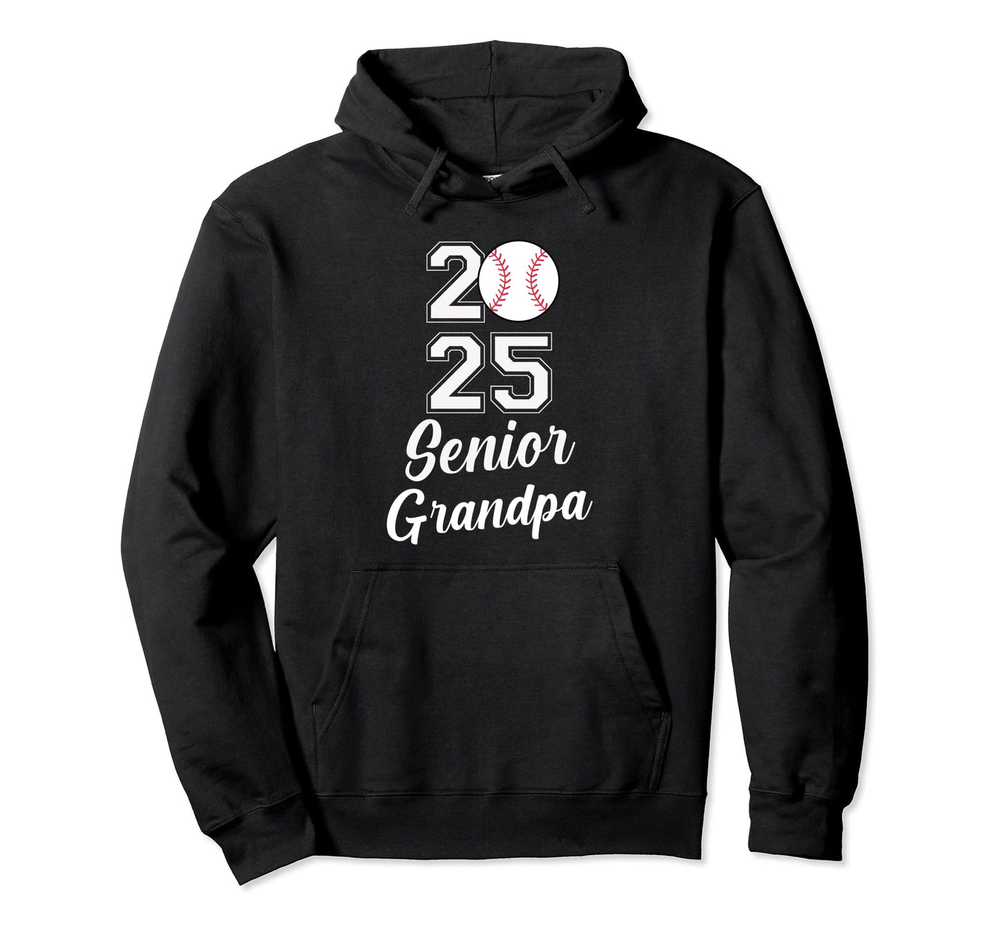 Class 2025 Baseball Grandpa Senior Hoodie - Novelty Apparel Men Women - T-Shirt, Sweatshirt, Hoodie