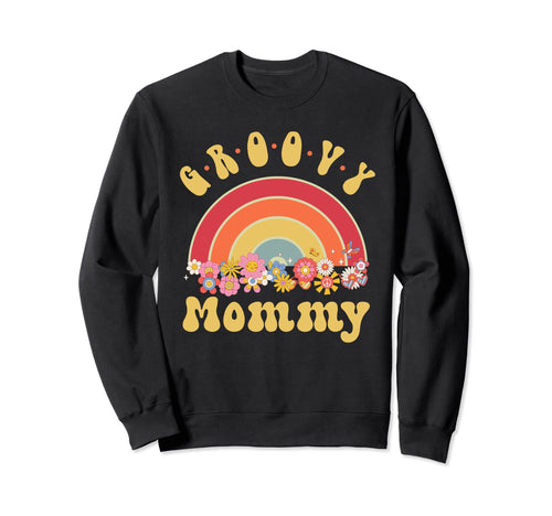 Groovy Mommy Matching Family Sweatshirt - Trendy Graphic for Adults - T-Shirt, Sweatshirt, Hoodie