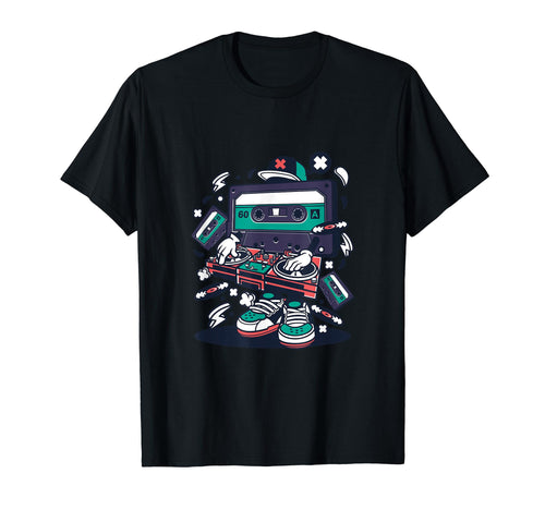 90S Oldschool Hiphop Dj T-Shirt - Unique Graphic for Adults - T-Shirt, Sweatshirt, Hoodie