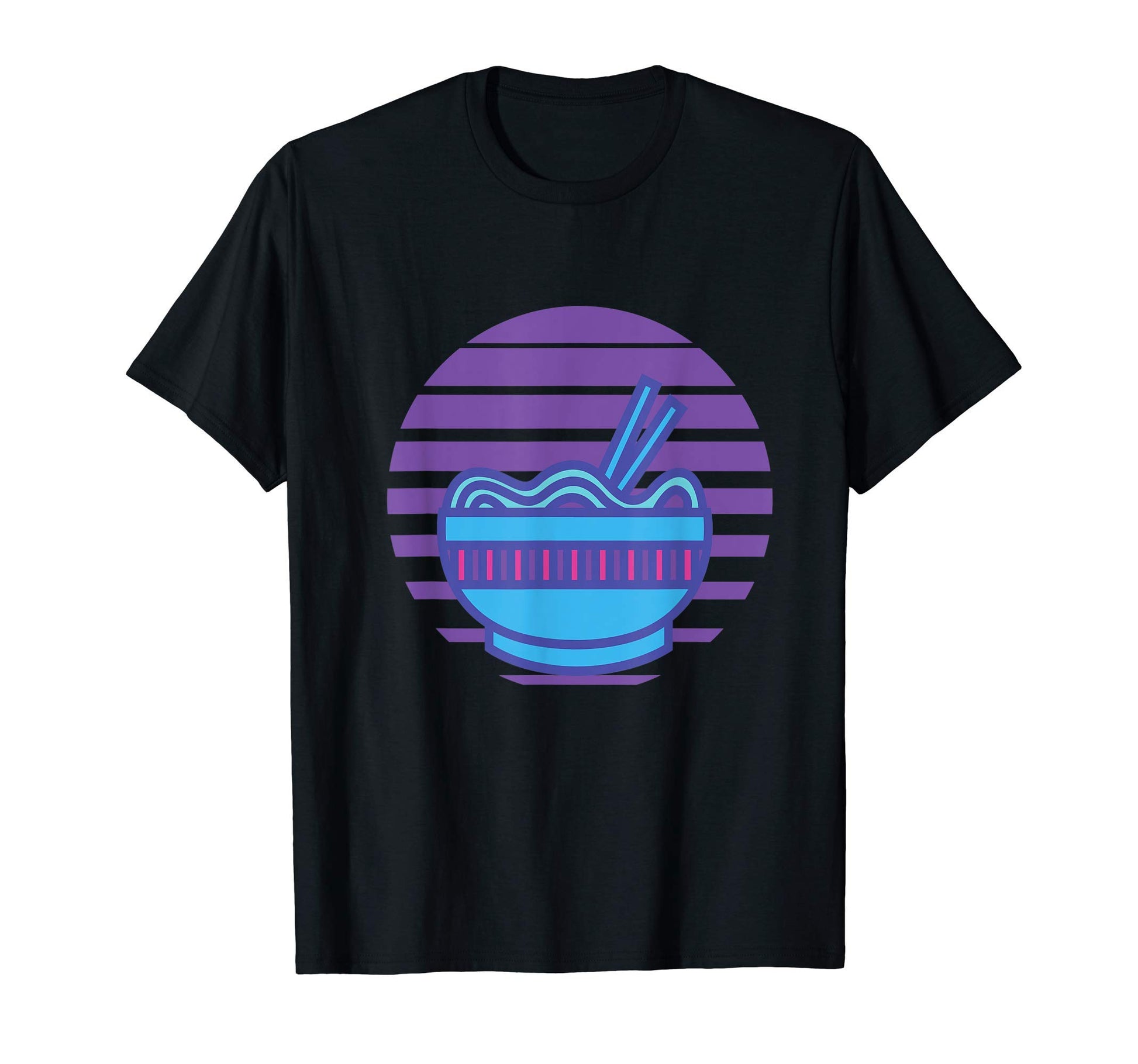 Vaporwave Ramen Vaporwave Japanese Noodle T-Shirt - Minimalist Print Unisex - T-Shirt, Sweatshirt, Hoodie