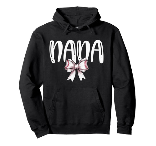 Coquette Baseball Nana Spirit Hoodie - Casual Everyday Wear for Adults - T-Shirt, Sweatshirt, Hoodie