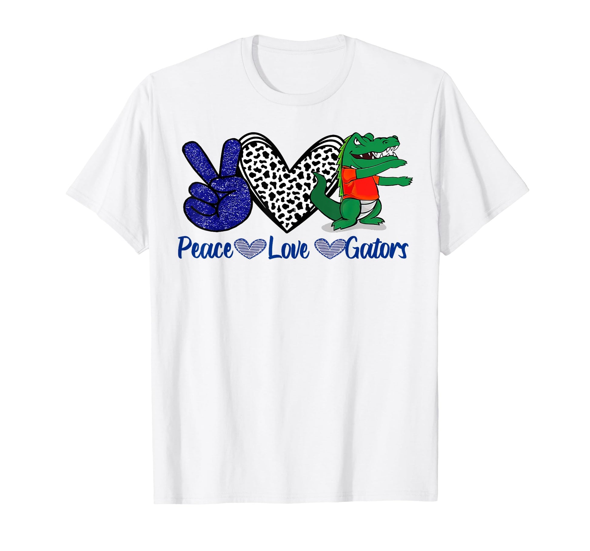 Funny Peace Love Gator Costume T-Shirt - Aesthetic Graphic Men Women - T-Shirt, Sweatshirt, Hoodie