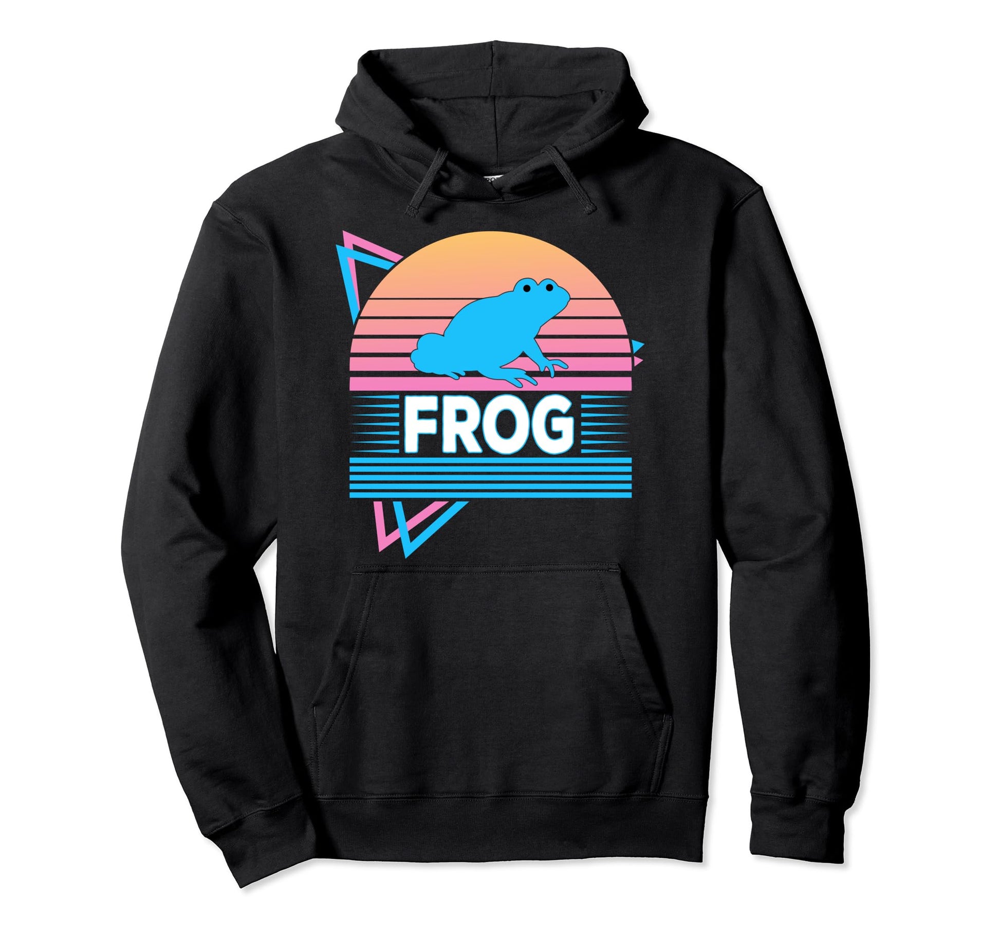 Frog Vaporwave Aesthetic Hoodie - Aesthetic Graphic for Adults - T-Shirt, Sweatshirt, Hoodie