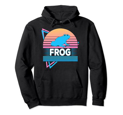 Frog Vaporwave Aesthetic Hoodie - Aesthetic Graphic for Adults - T-Shirt, Sweatshirt, Hoodie